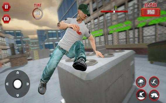 simulador parkour azotea: correr, voltear y rodar screenshot 6