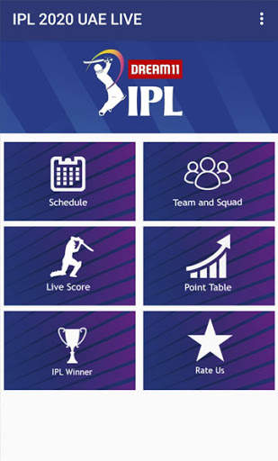 IPL 2020 UAE LIVE - Score, Schedule, Points Table screenshot 1