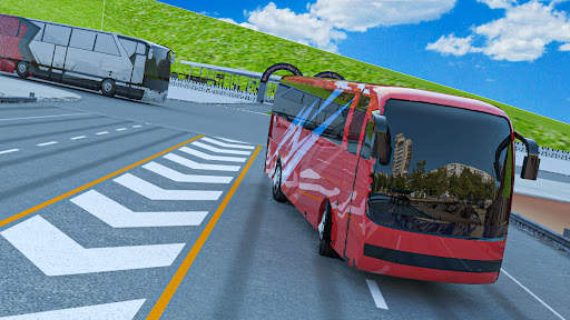 Coach bus driving simulator 3d screenshot 2