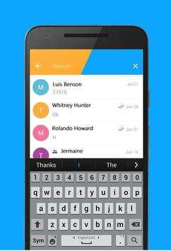 Messenger chat and IMO screenshot 2