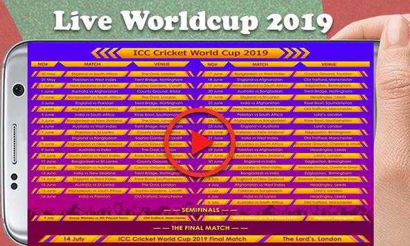 Live Cricket World Cup 2019 screenshot 2