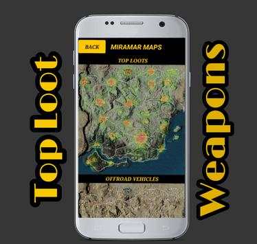 Pubg Battleground Loot Map-(P-U-B-G) screenshot 3