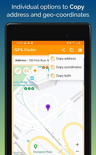 Gps Coordinates finder - save & share location स्क्रीनशॉट 14