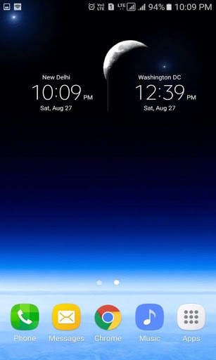 Moon Stars Live Wallpaper screenshot 2