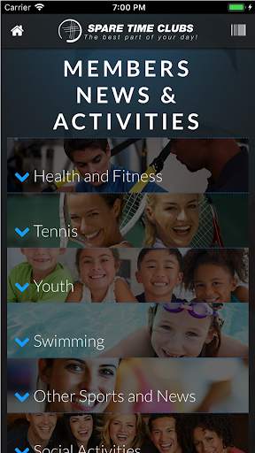 Spare Time Sports Clubs Mobile App screenshot 5