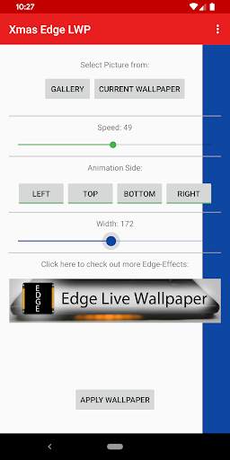 Xmas Edge Live Wallpaper (Edge Lighting S20, S21) screenshot 8