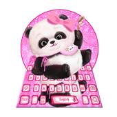 Pink Baby Panda Keyboard 10001004