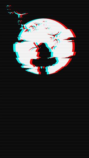 Glitch Черные обои - HD 4K фоны скриншот 5