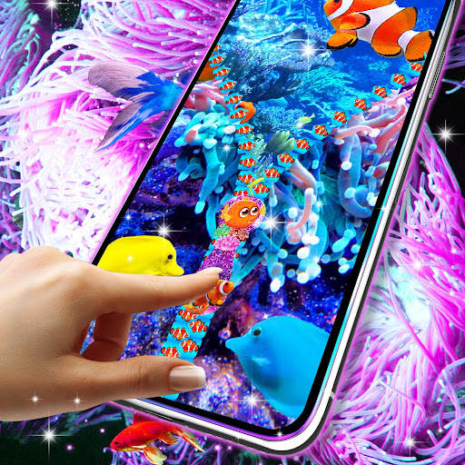 Aquarium lock screen 3 تصوير الشاشة