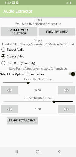 Audio Extractor screenshot 4