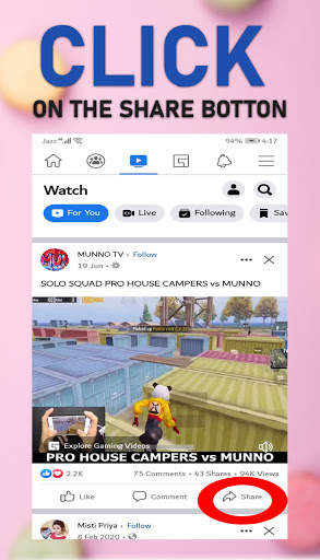Video Downloader for Facebook screenshot 1