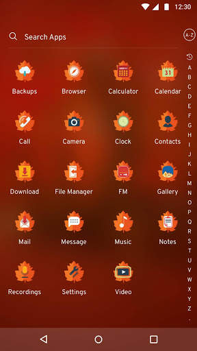 Autumn Theme by Micromax screenshot 2