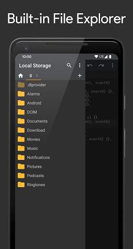 Brackeys IDE - Code Editor for Android screenshot 3
