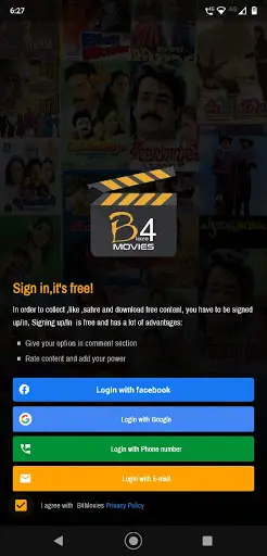 B4Movies - Free Malayalam Movies App screenshot 1