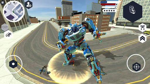 Robot Machin Car Transformer - Robot Car Games screenshot 1