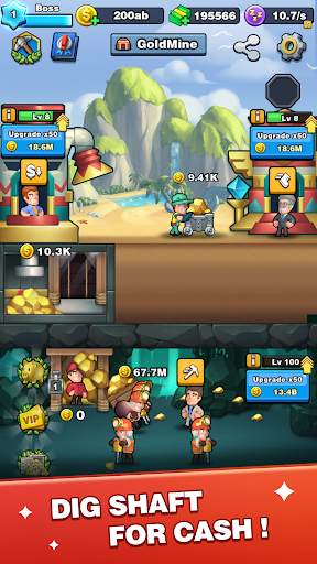 Digger To Riches： Idle mining game screenshot 2