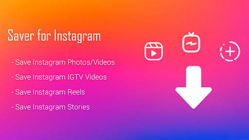 Saver For Instagram - photo IGTV Reels  downloader screenshot 1