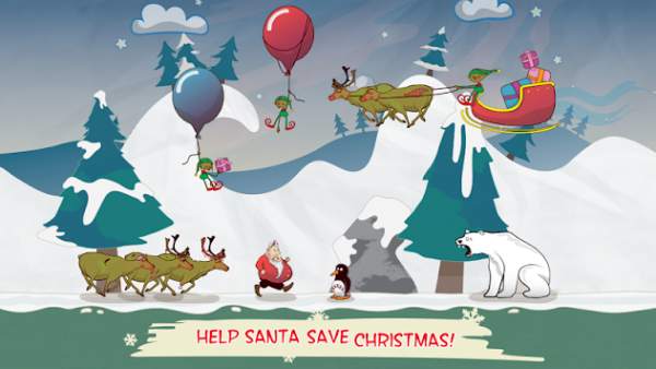 Santa Dash - Christmas Game screenshot 1
