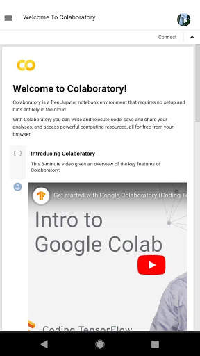 Colab App screenshot 2