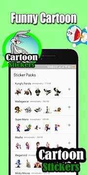 Cartoon Stickers For WA screenshot 3