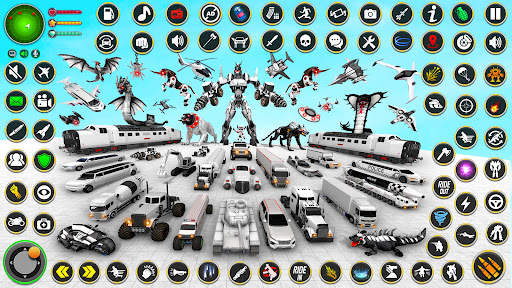 Police Robot Car Game 3d screenshot 2
