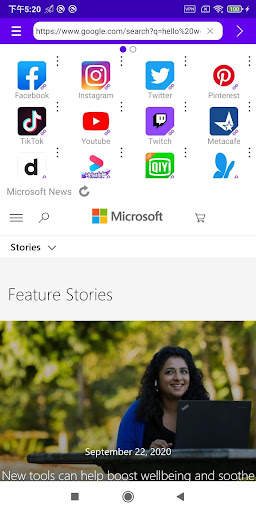 Privacy Browser - Parallel Space & Two face screenshot 5