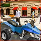 Atv Pizza Delivery Simulator 2018 icon