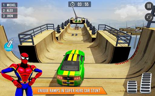 Superhero Game: Car Stunt Game screenshot 5