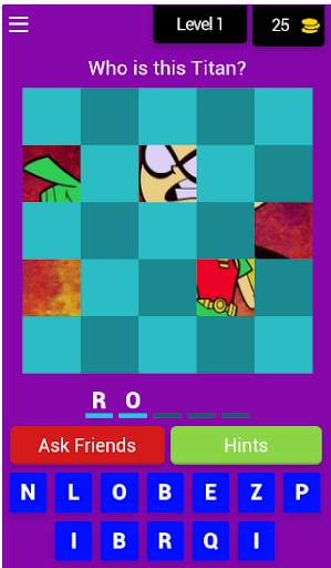 TEEN TITANS QUIZ screenshot 1