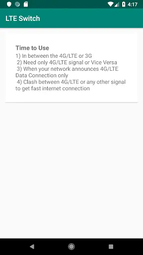 4G LTE  Switch скриншот 3