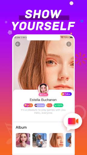Popchat-Video random chat & Meet new people screenshot 4