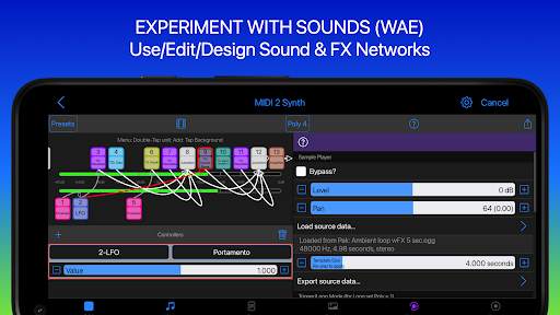 Wotja: Generative Music System screenshot 4