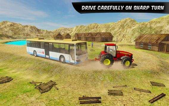 Hard Tractor Driving Tow Chained Car 3d free game screenshot 2