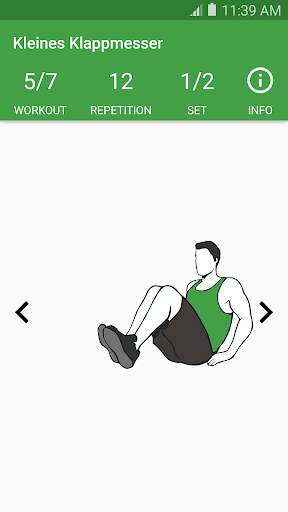 Bauchmuskel Workouts screenshot 3