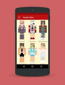 Minecraft Skins for Girls Cool screenshot 3