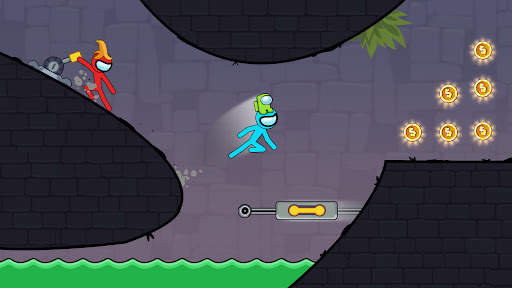 Stickman Red boy and Blue girl screenshot 1