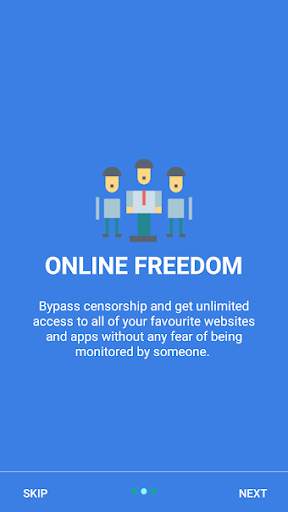 VPN PRO BLUE KEY screenshot 2