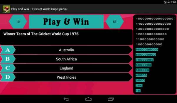 Cricket World Cup : Play & Win screenshot 3