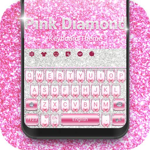 Pink Diamond Keyboard Theme 1.2.1