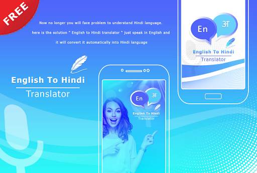 English to Hindi Translate - Voice Translator screenshot 1