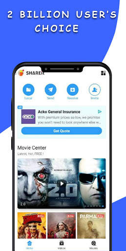 Shareit-All Files Tansfert & Unlimited Share Guide скриншот 1