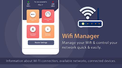 Wifi Manager : Wifi Speed Test screenshot 1