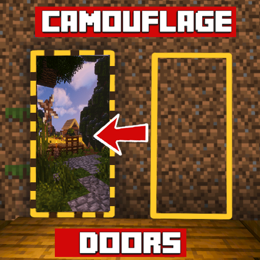 Camouflage Doors Mods for MCPE icon
