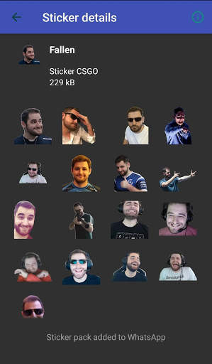 Players CSGO Stickers screenshot 3