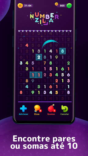 Numberzilla - Jogo de numeros screenshot 3
