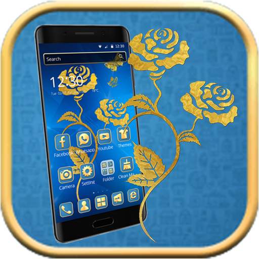 Blue Golden Rose Theme 1.1.2