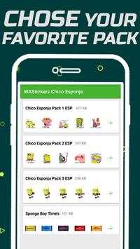 Stickers Sponge Boy for WhatsApp (WaStickers App) screenshot 3