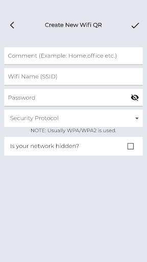 Wifi QR Code Maker screenshot 2