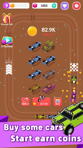 Merge Car Racer - Idle Rally Empire screenshot 7