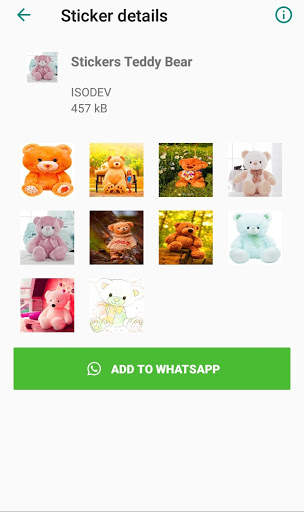 Stickers Teddy Bear for whatsapp screenshot 4
